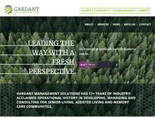 Tablet Screenshot of gardant.com